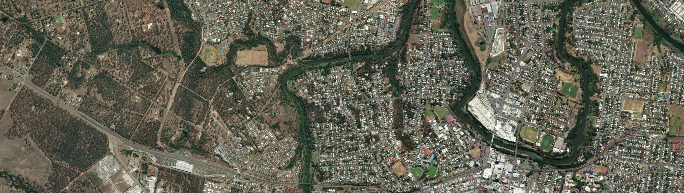 Aerial view of Coalfalls, QLD