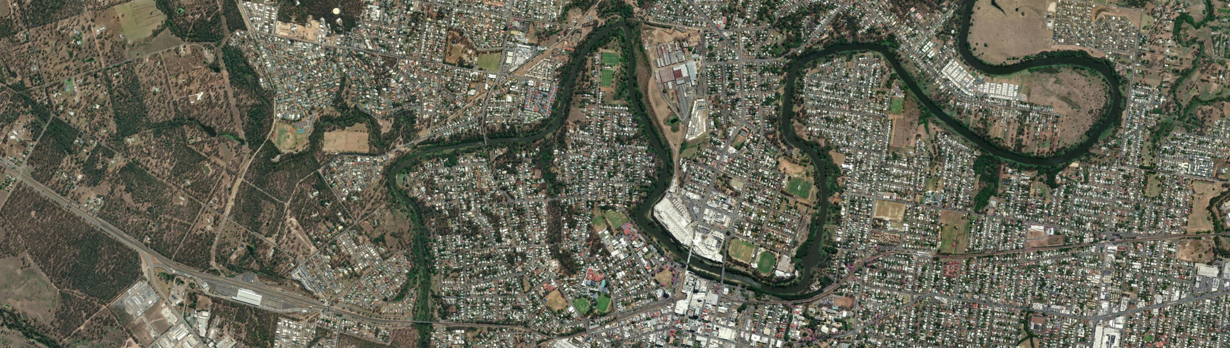 Aerial view of Woodend (Qld), QLD