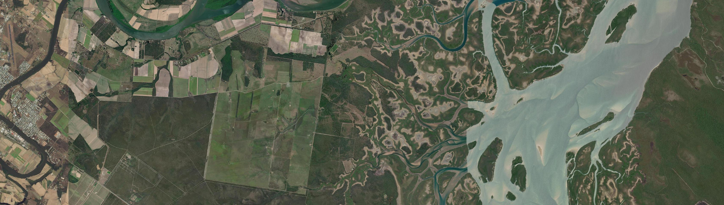 Aerial view of The Dimonds, QLD