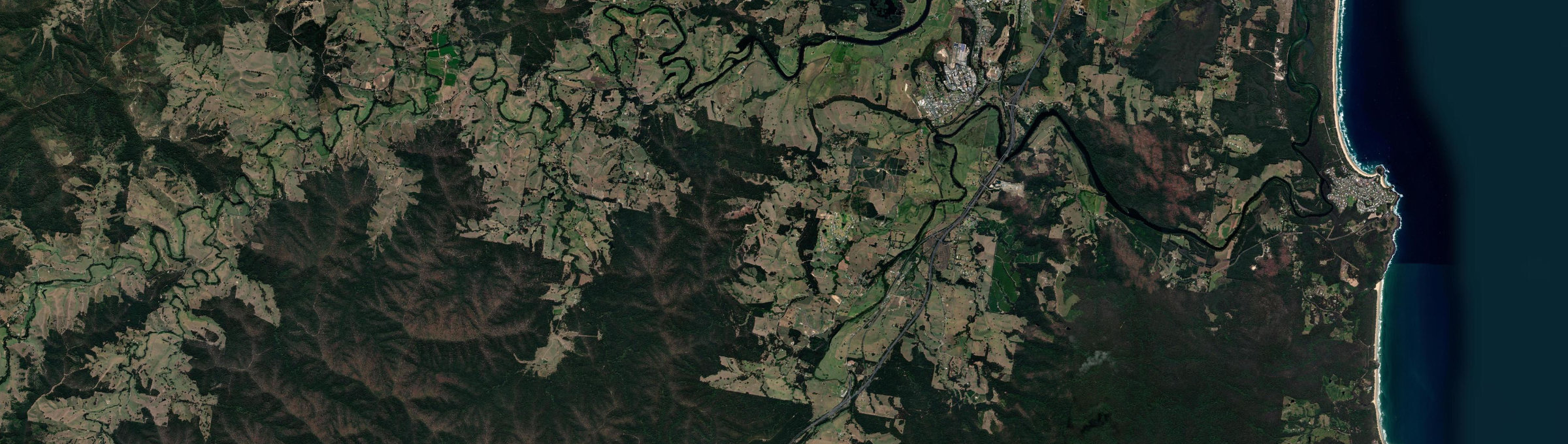 Aerial view of Congarinni, NSW
