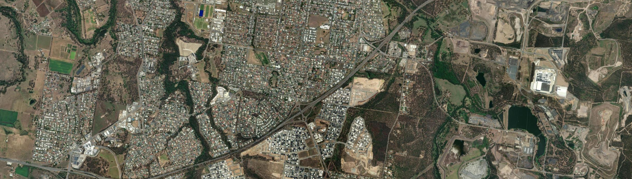 Aerial view of Flinders View, QLD