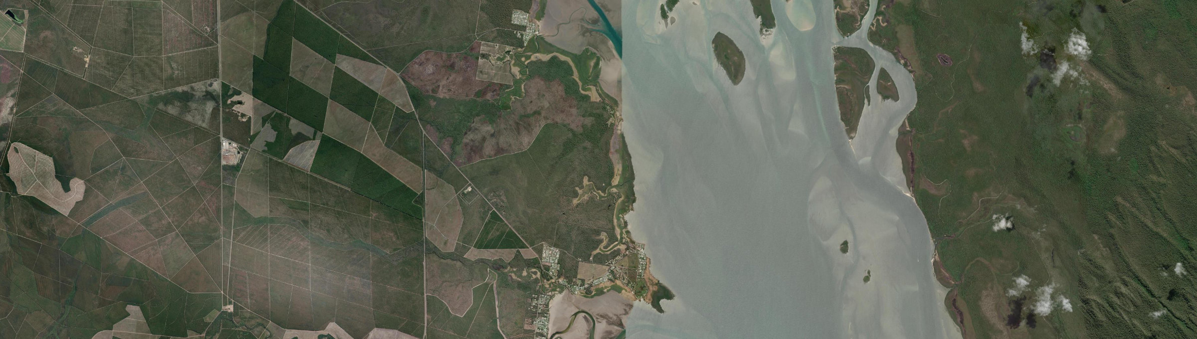 Aerial view of Boonooroo, QLD