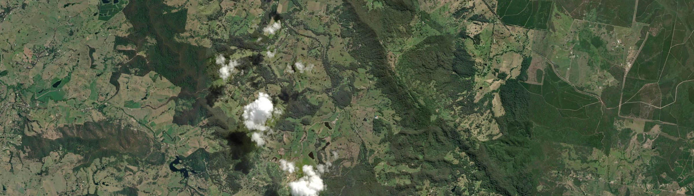 Aerial view of Neusa Vale, QLD
