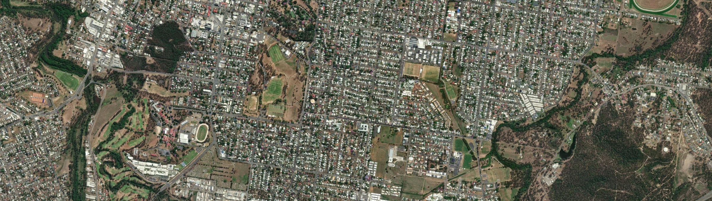 Aerial view of Eastern Heights, QLD