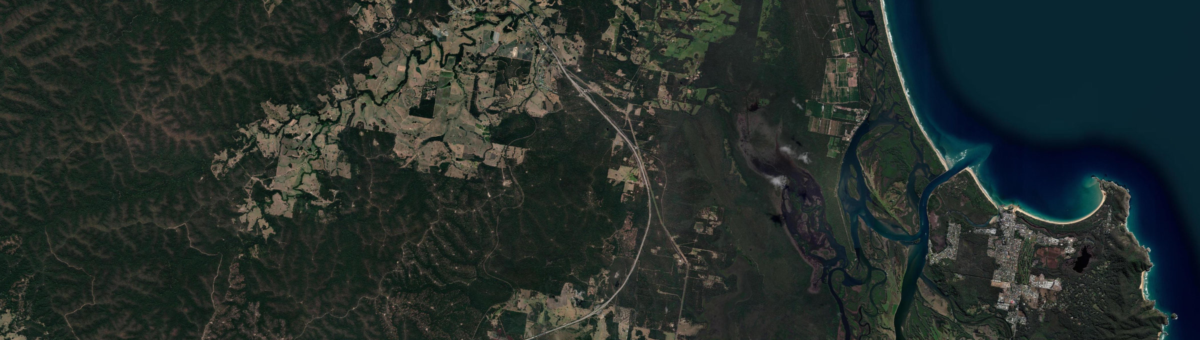 Aerial view of Barraganyatti, NSW