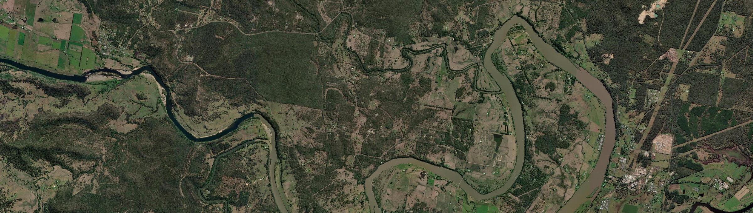 Aerial view of The Whiteman, NSW