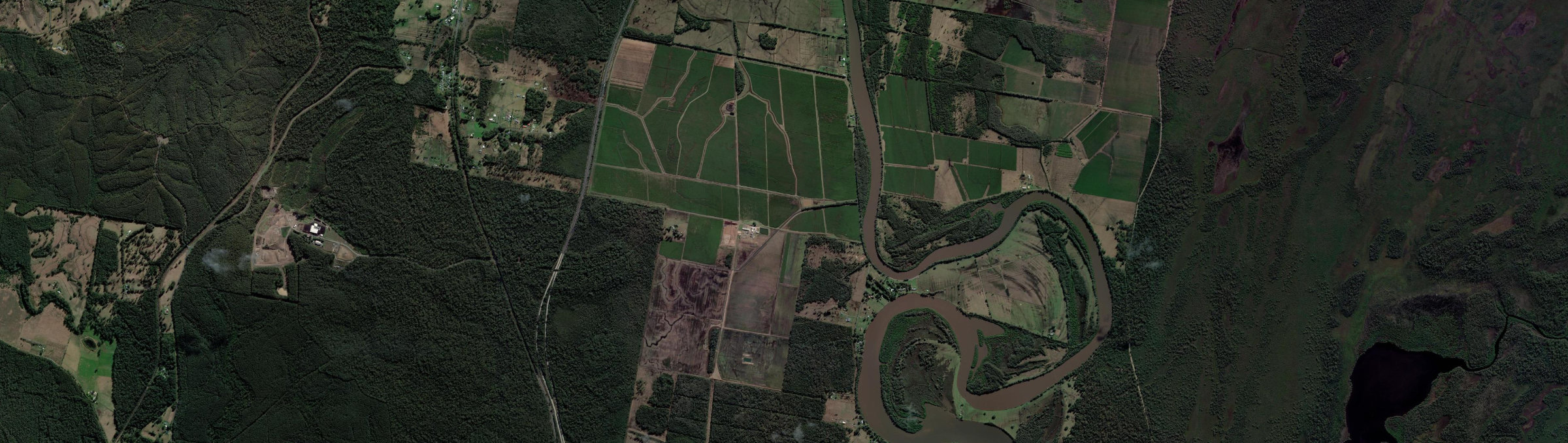 Aerial view of The Hatch, NSW