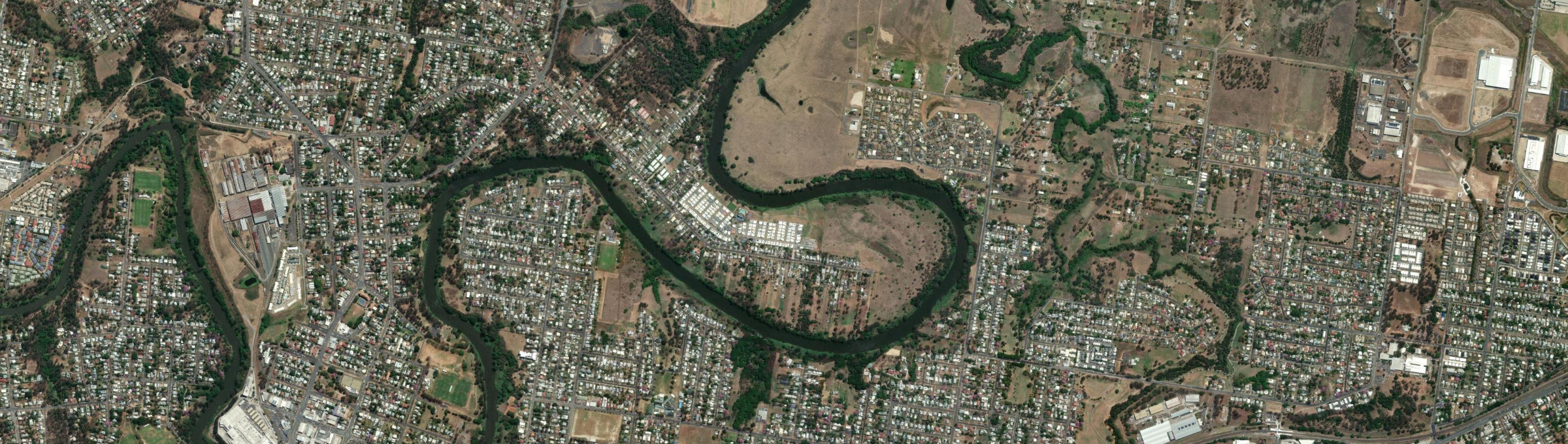 Aerial view of Moores Pocket, QLD