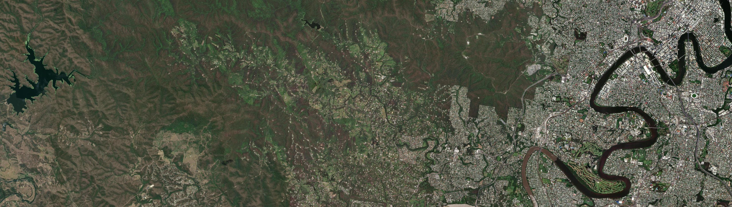 Aerial view of Brookfield (Qld), QLD