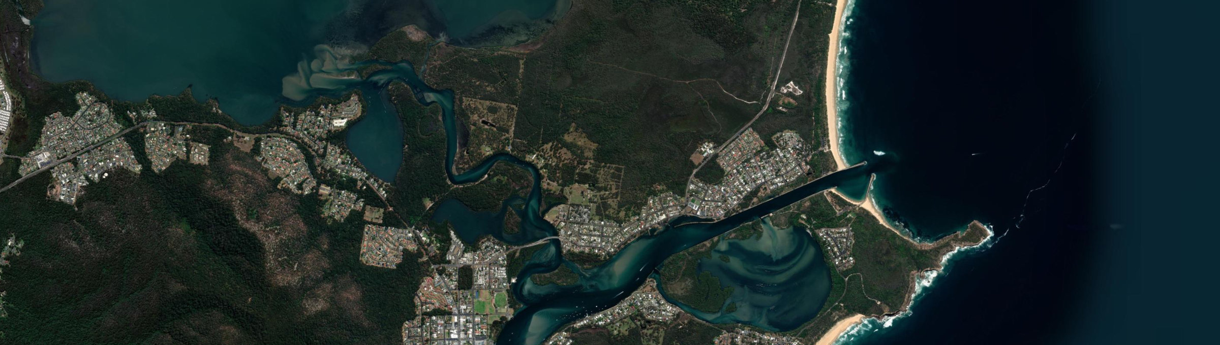 Aerial view of North Haven (NSW), NSW