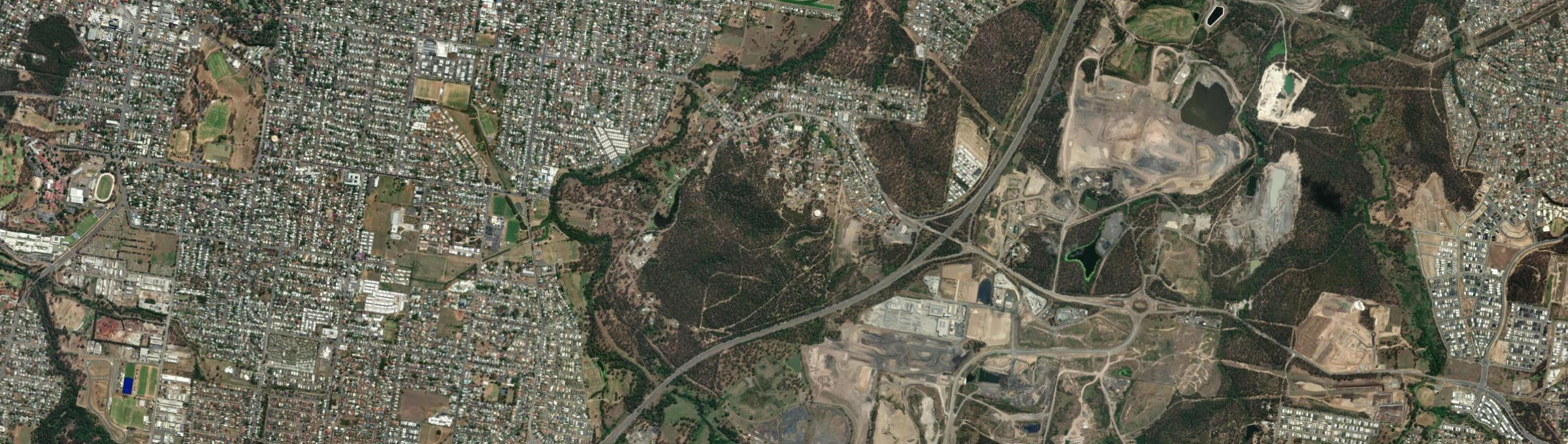 Aerial view of Blackstone, QLD