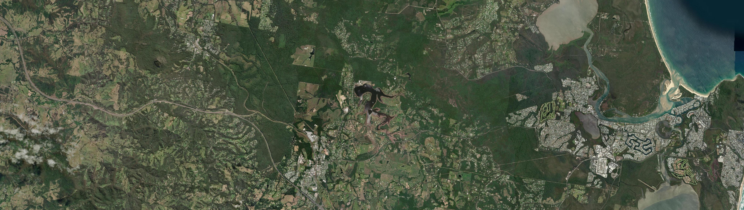 Aerial view of Lake Macdonald, QLD