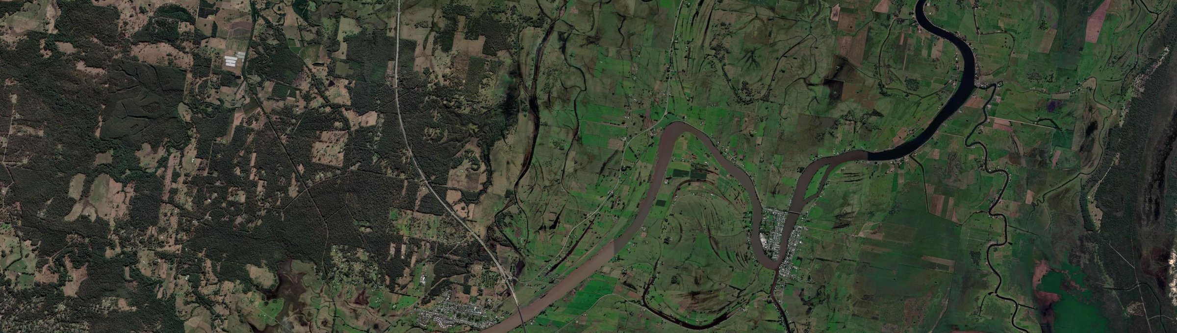 Aerial view of Bellimbopinni, NSW