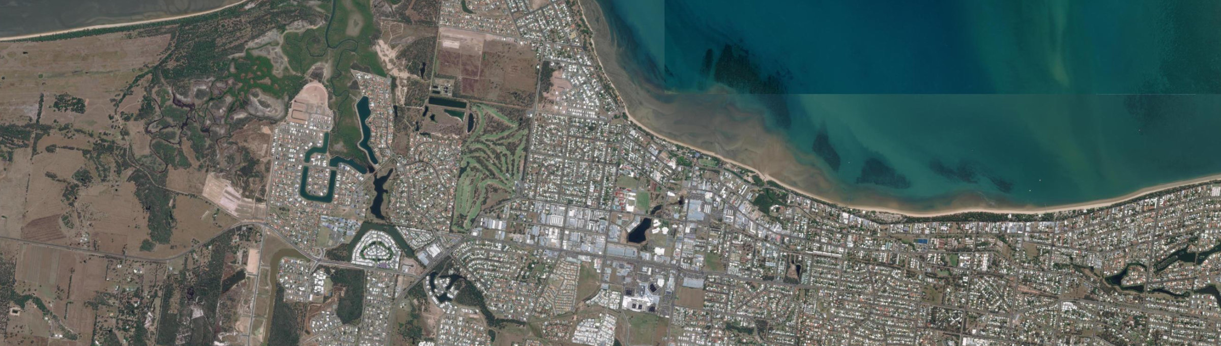 Aerial view of Pialba, QLD