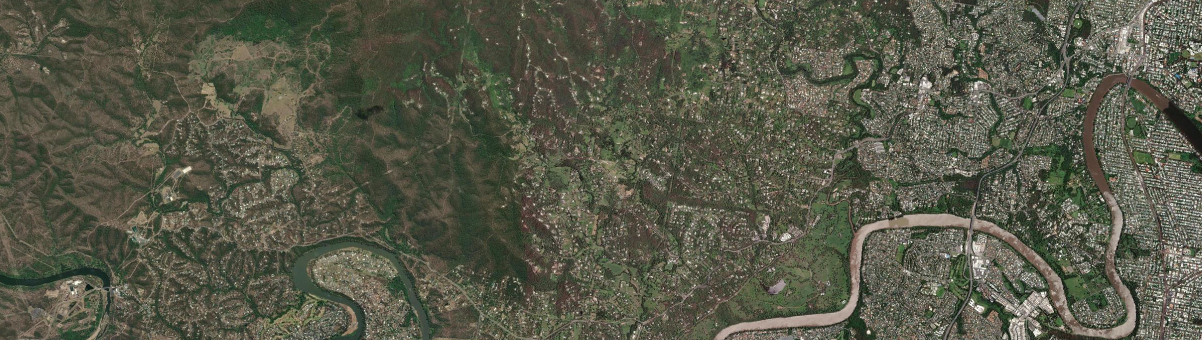 Aerial view of Pullenvale, QLD