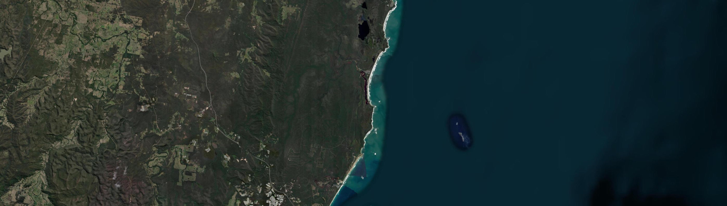 Aerial view of Barcoongere, NSW