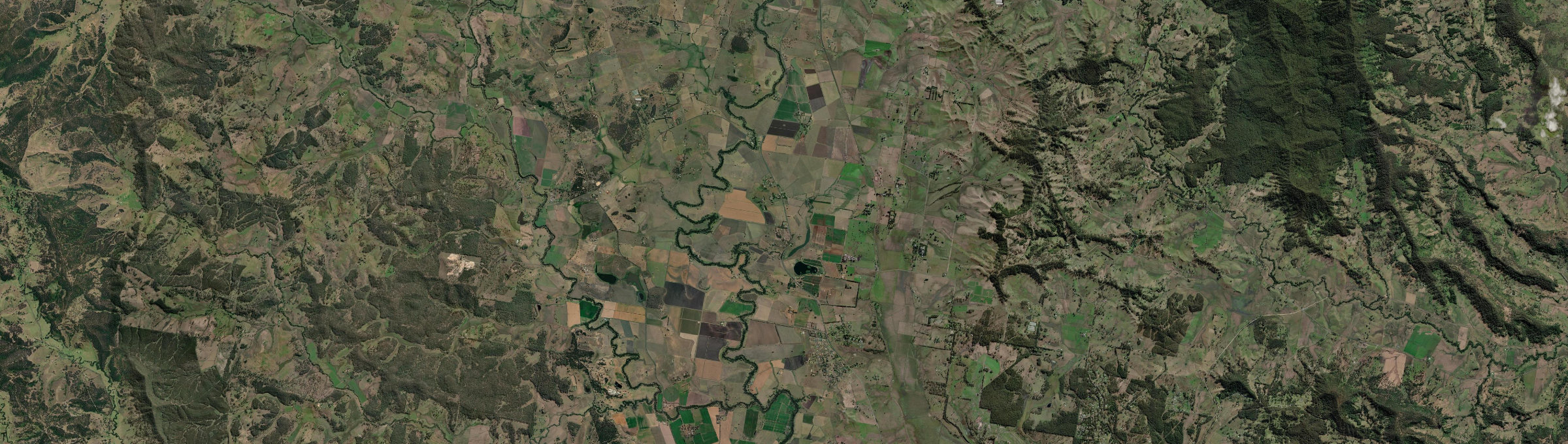 Aerial view of Fairy Hill, NSW