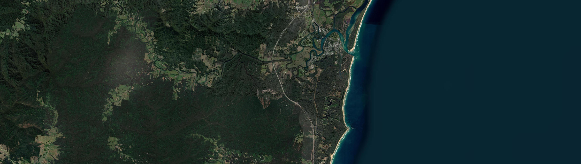 Aerial view of Urunga, NSW