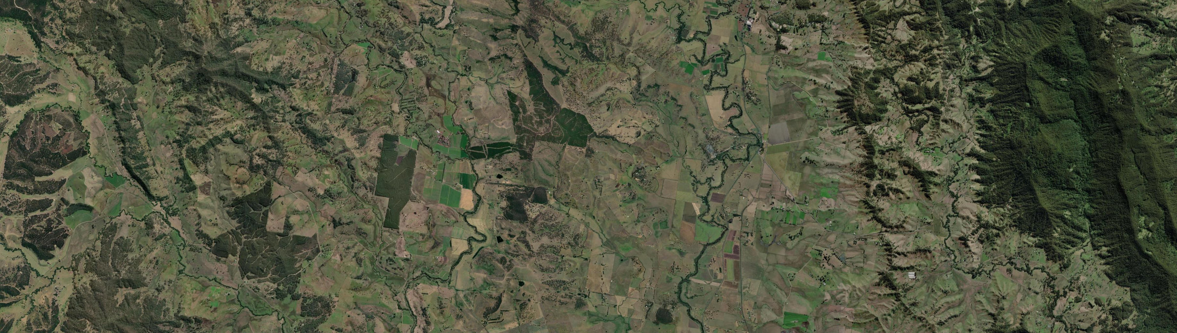 Aerial view of Edenville, NSW