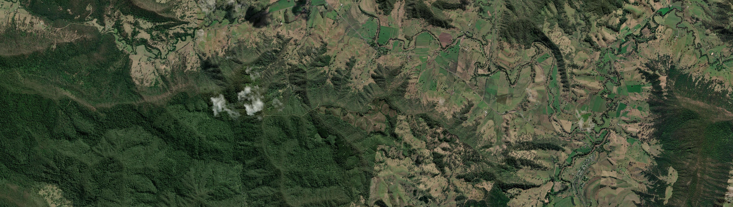 Aerial view of Roseberry, NSW