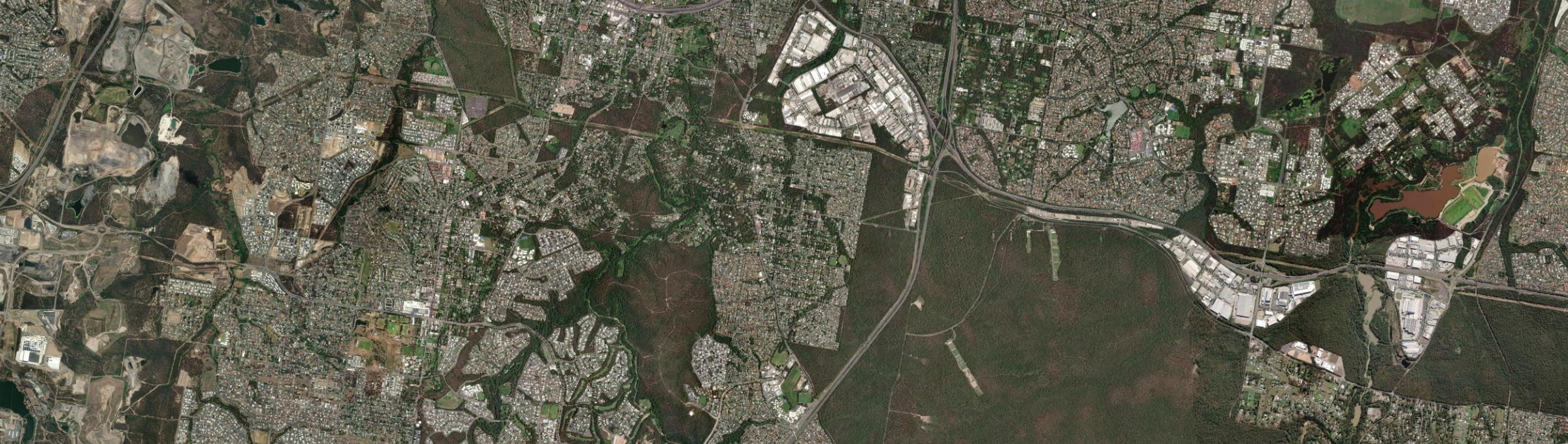 Aerial view of Camira (Qld), QLD