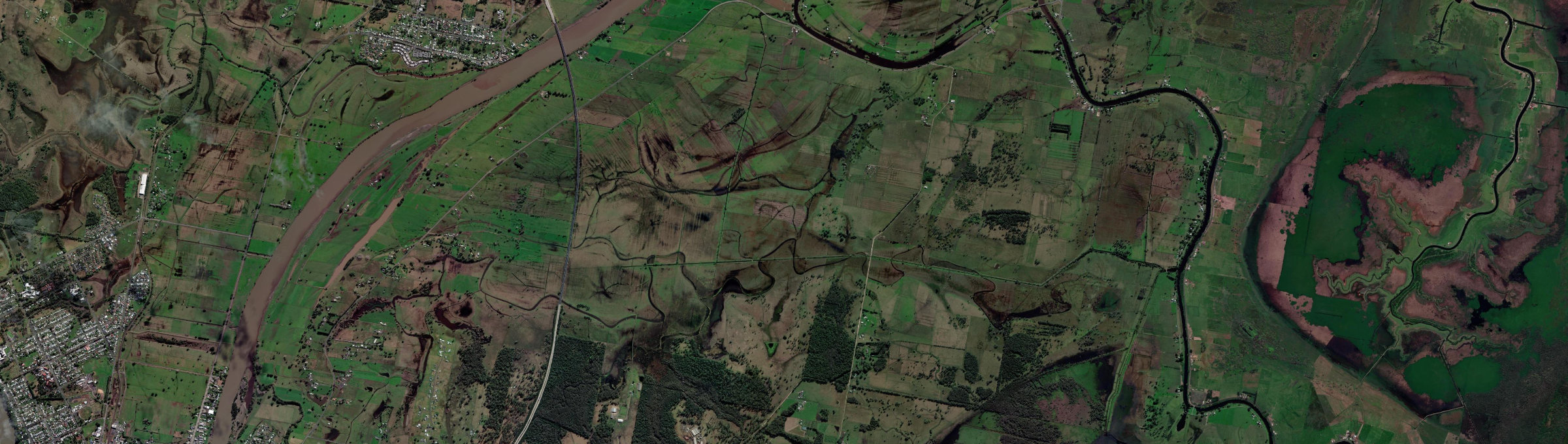 Aerial view of Old Station, NSW