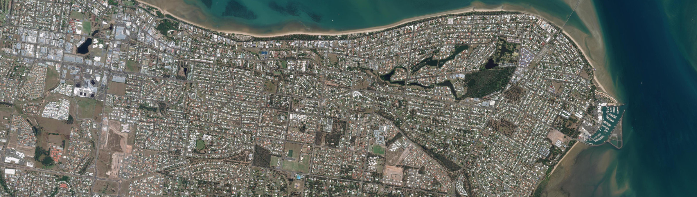 Aerial view of Torquay (Qld), QLD