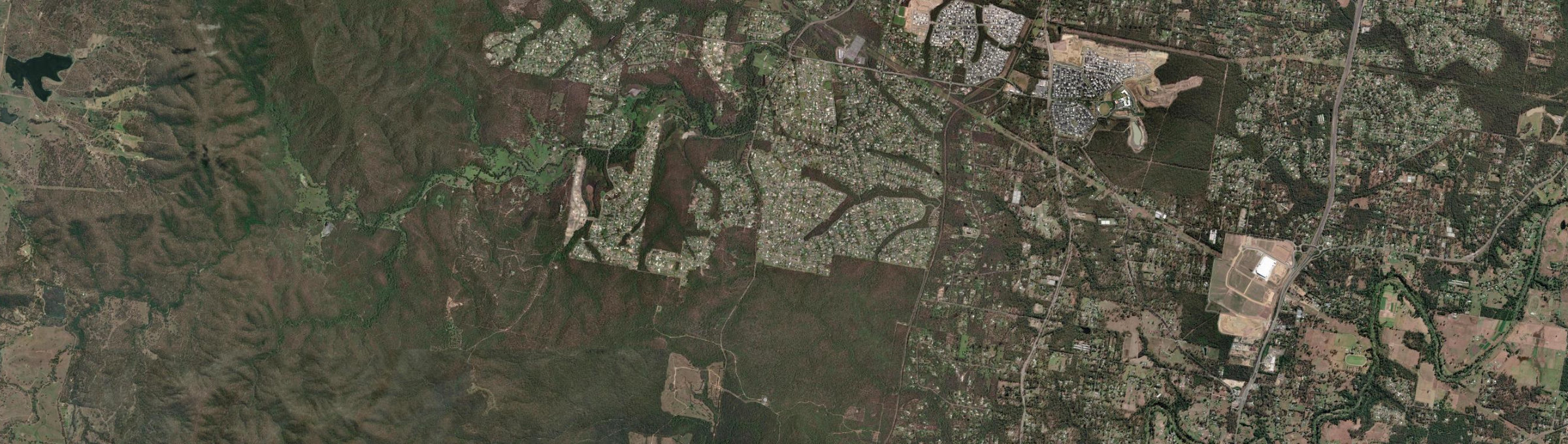 Aerial view of New Beith, QLD