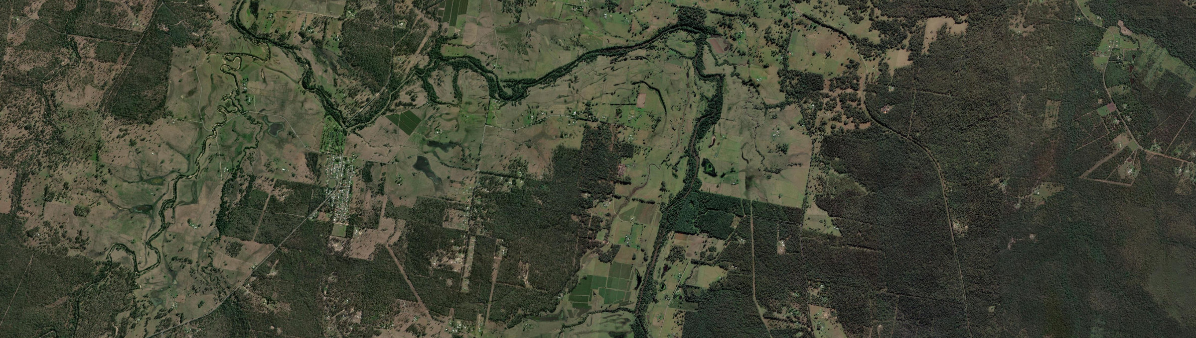Aerial view of Levenstrath, NSW