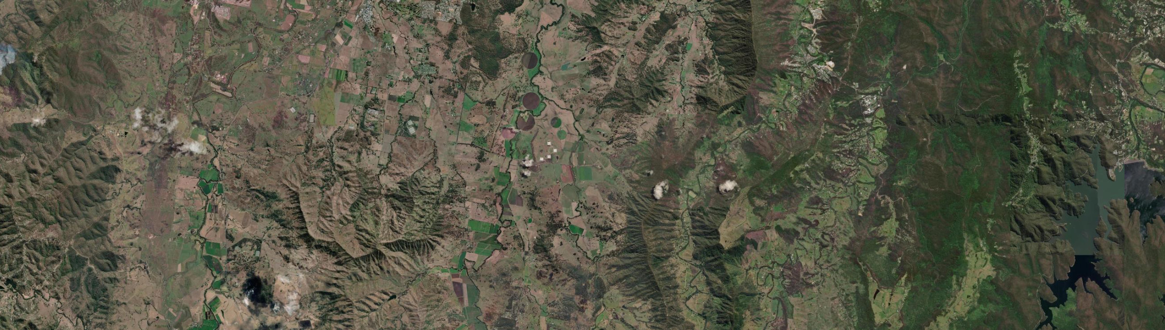 Aerial view of Nindooinbah, QLD