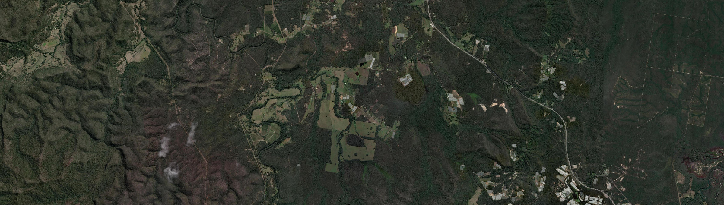 Aerial view of Kungala, NSW