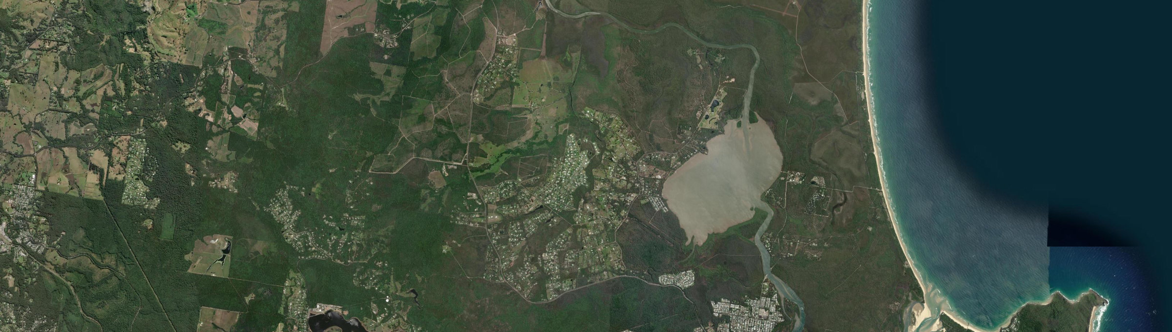 Aerial view of Cooroibah, QLD