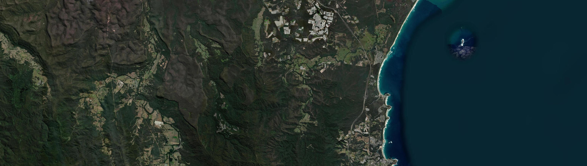 Aerial view of Upper Corindi, NSW