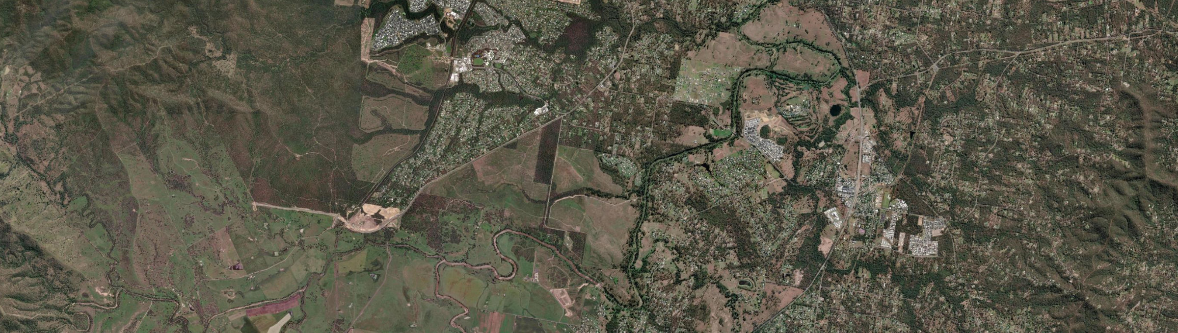 Aerial view of Riverbend, QLD