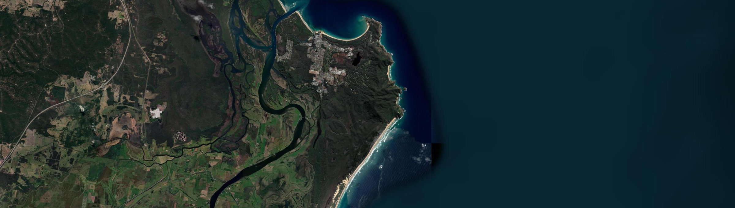 Aerial view of Arakoon, NSW