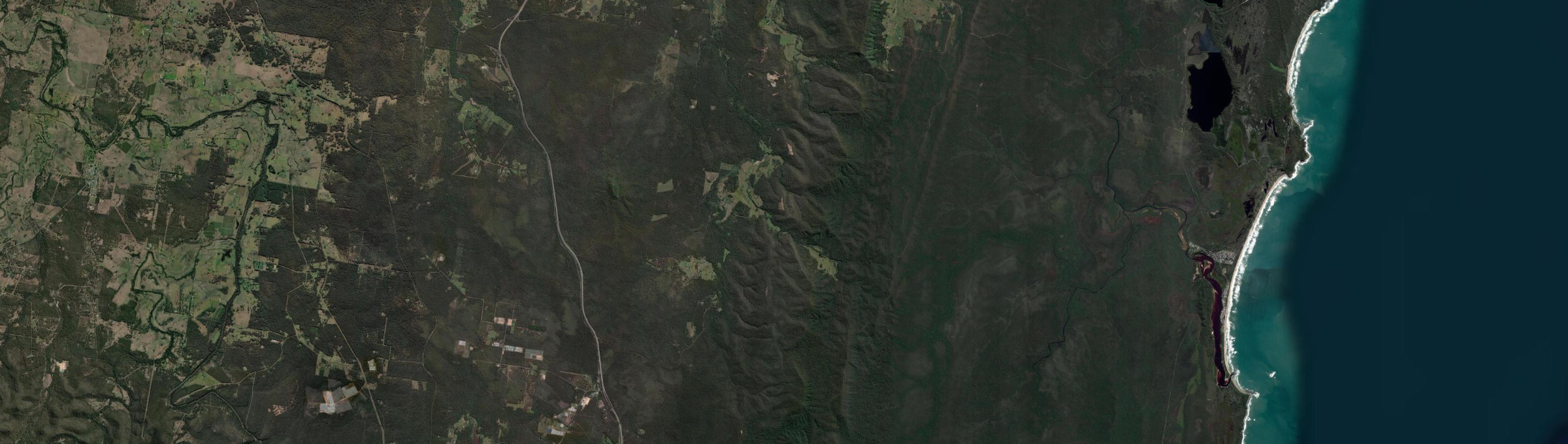 Aerial view of Calamia, NSW