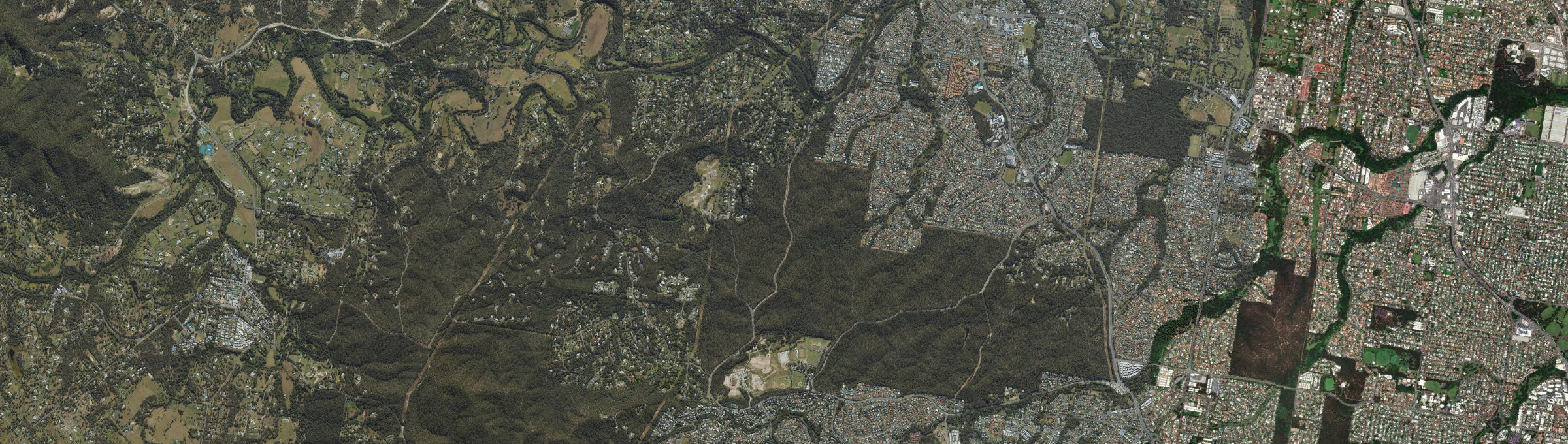 Aerial view of Bunya, QLD