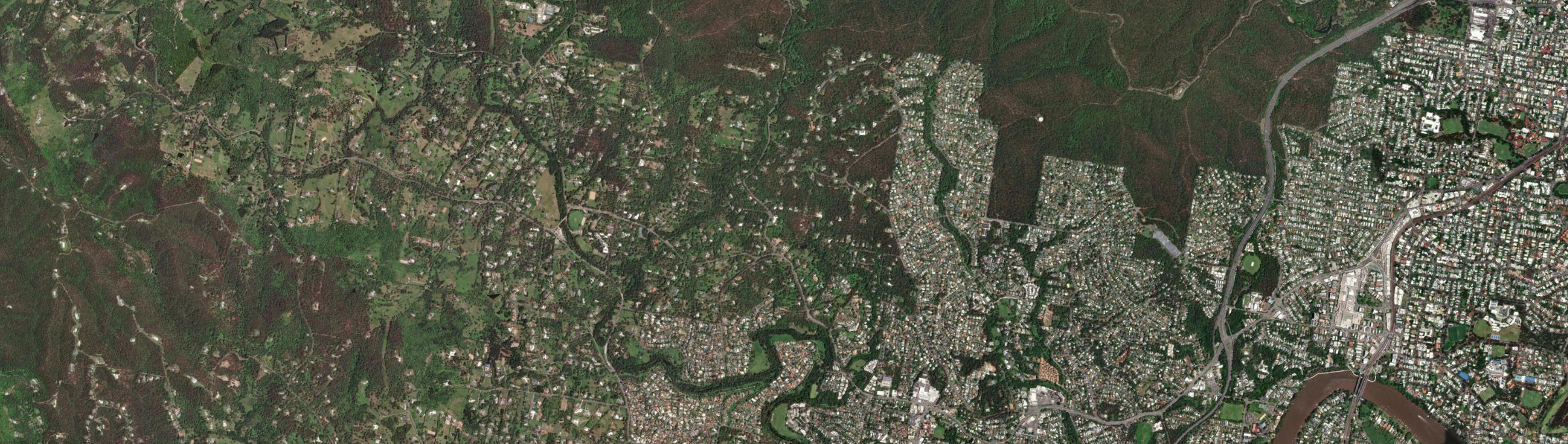 Aerial view of Kenmore Hills, QLD