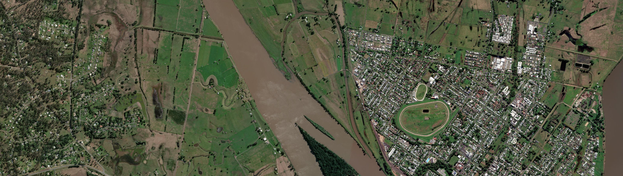 Aerial view of Carrs Island, NSW
