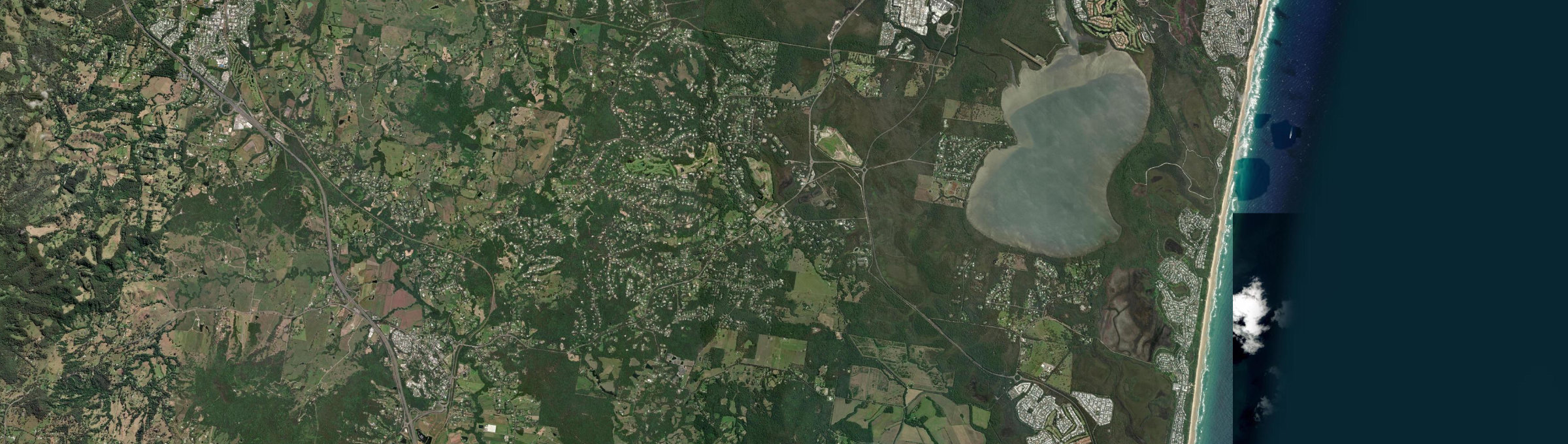 Aerial view of Doonan, QLD