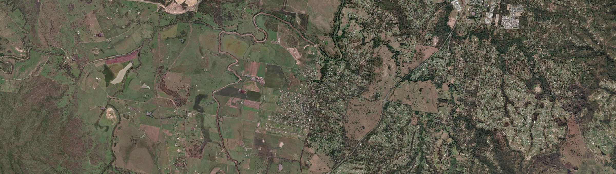 Aerial view of Cedar Grove, QLD