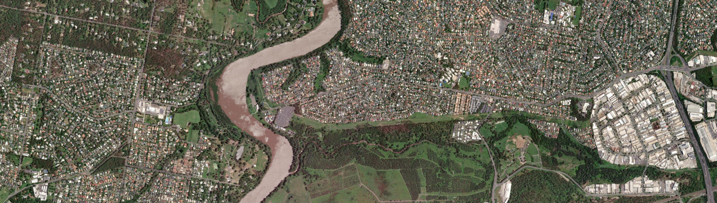 Aerial view of Riverhills, QLD