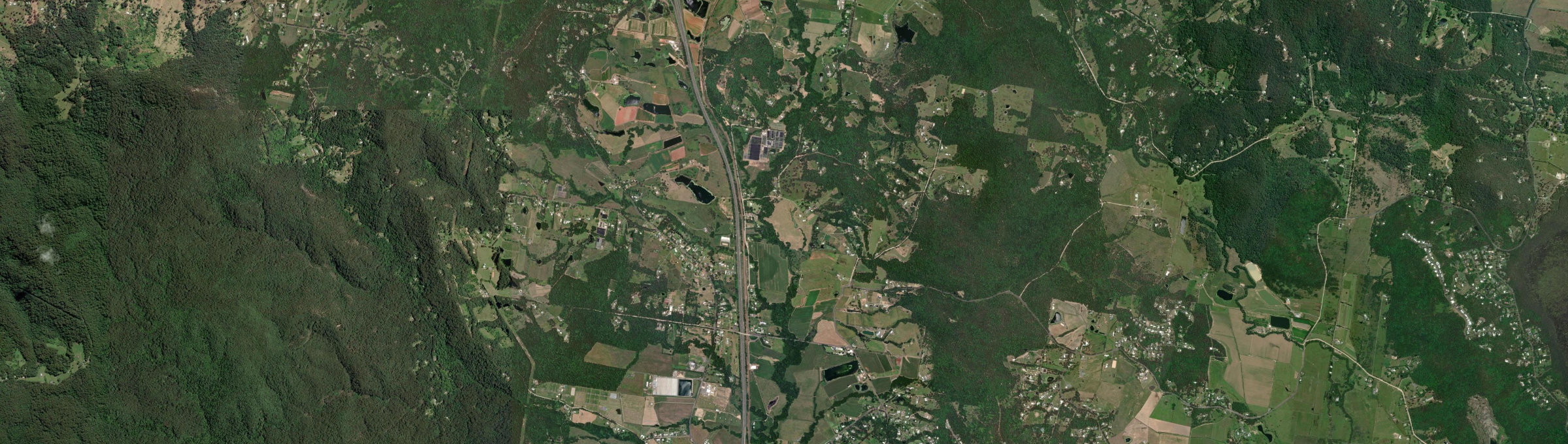 Aerial view of North Arm (Qld), QLD