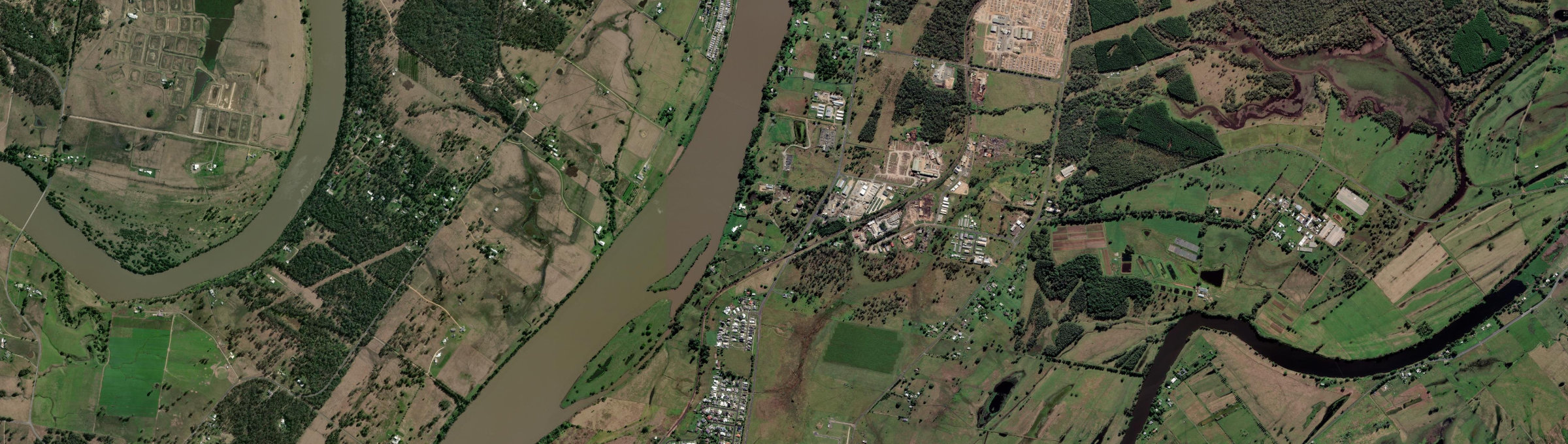 Aerial view of Koolkhan, NSW