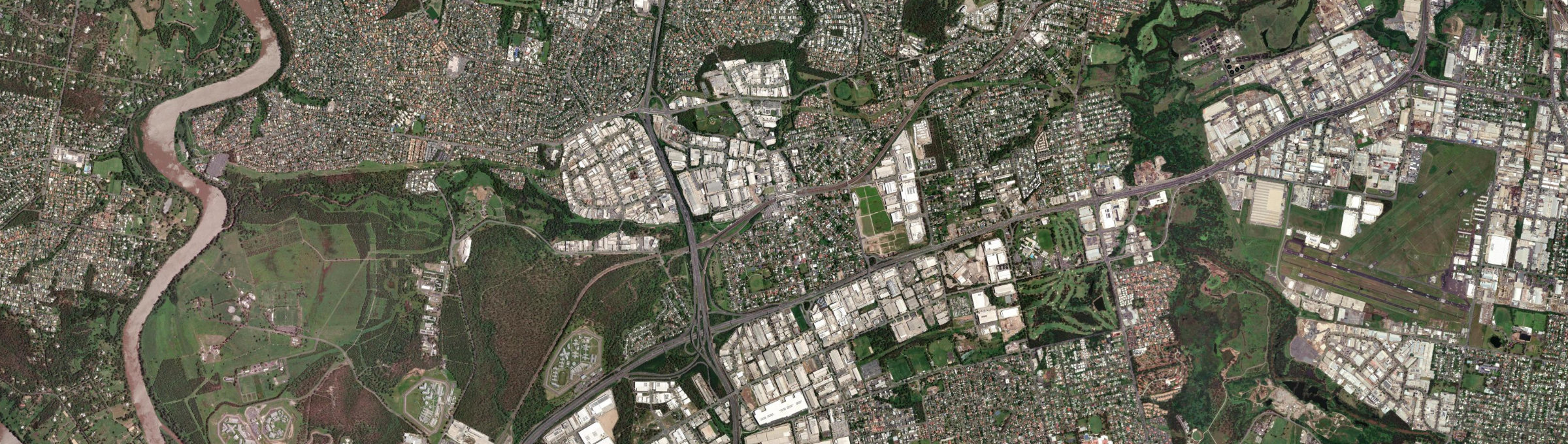 Aerial view of Darra, QLD
