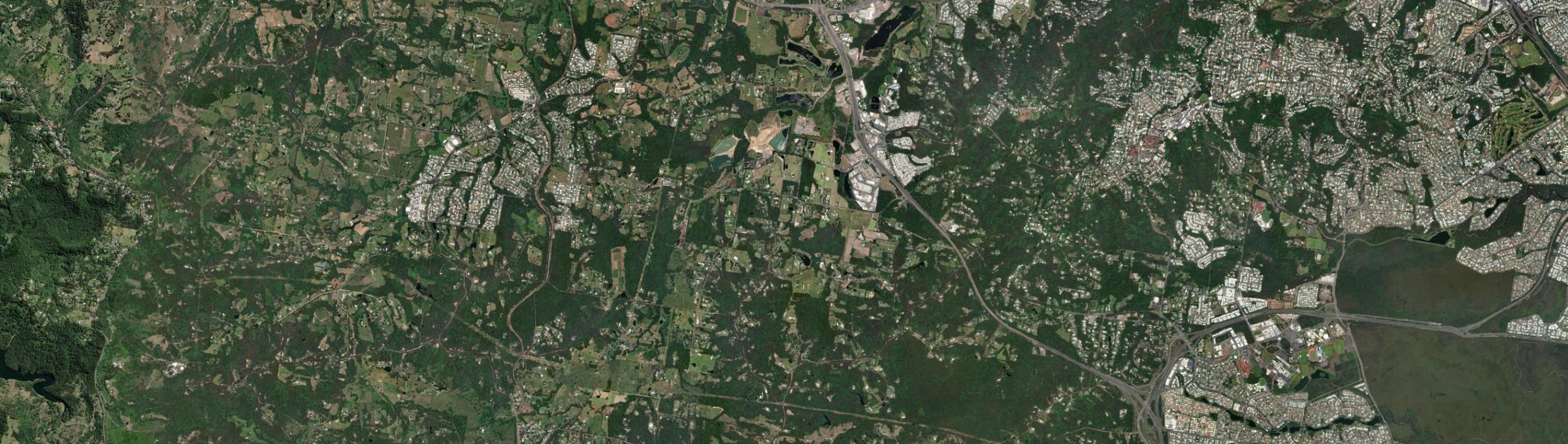 Aerial view of Chevallum, QLD