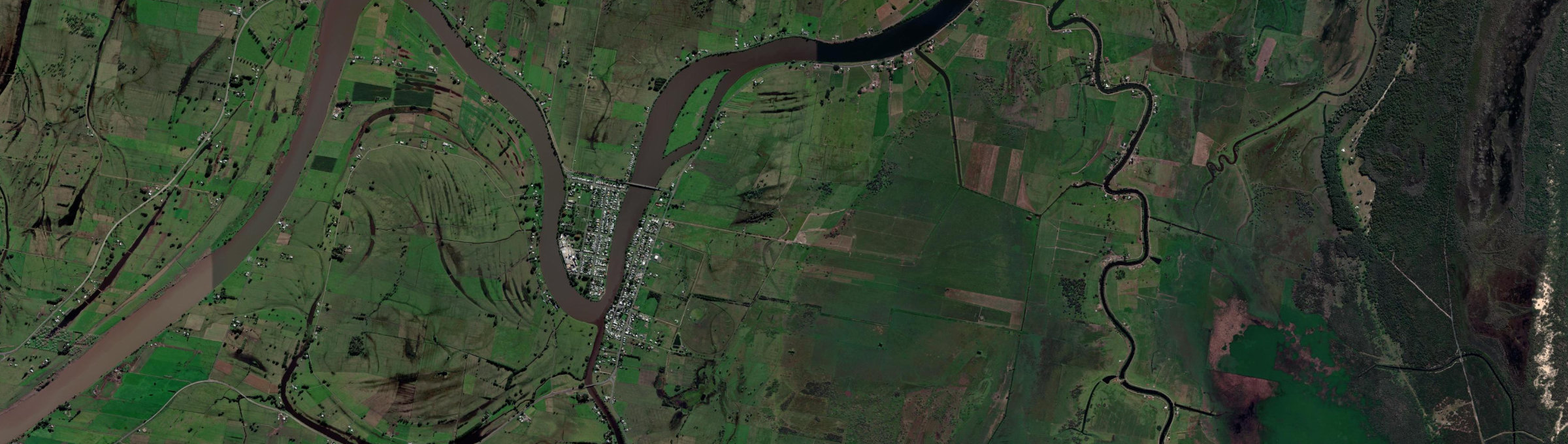 Aerial view of Gladstone (NSW), NSW