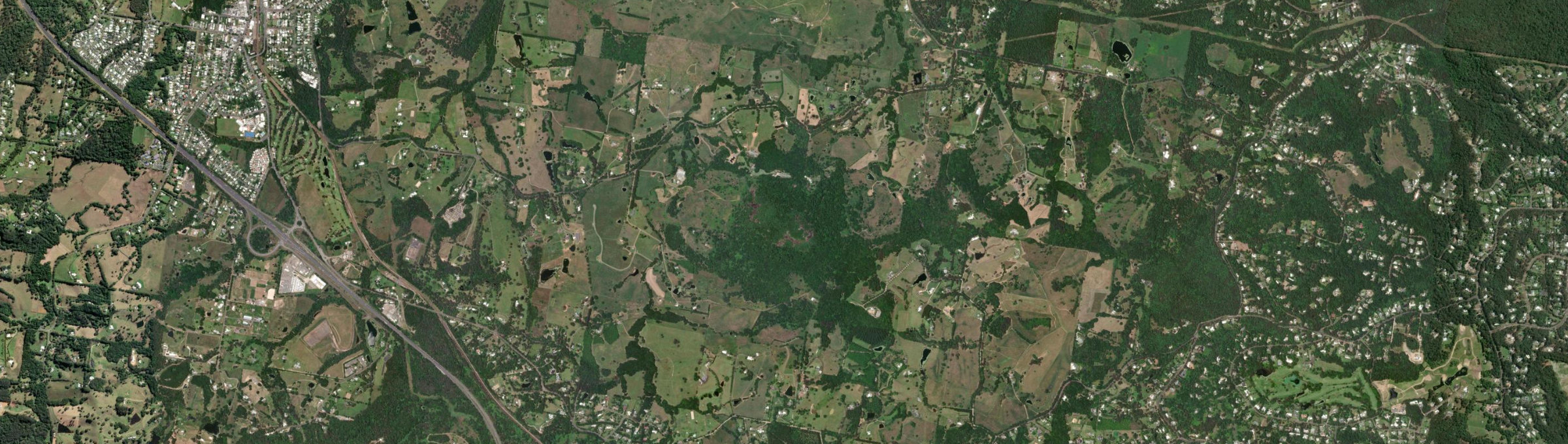 Aerial view of Cooroy Mountain, QLD