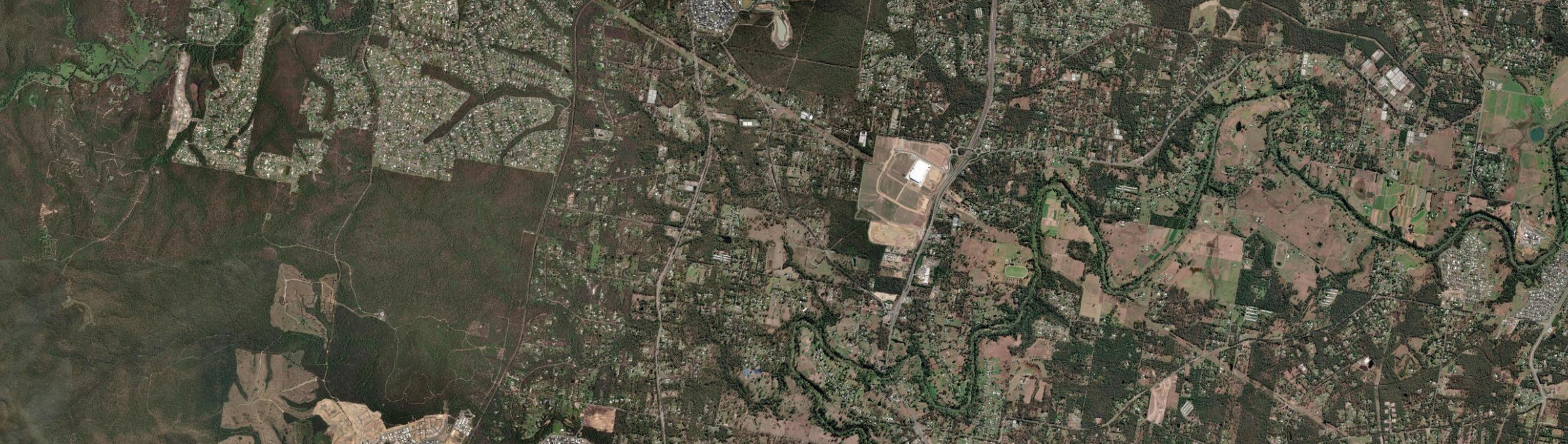 Aerial view of North Maclean, QLD