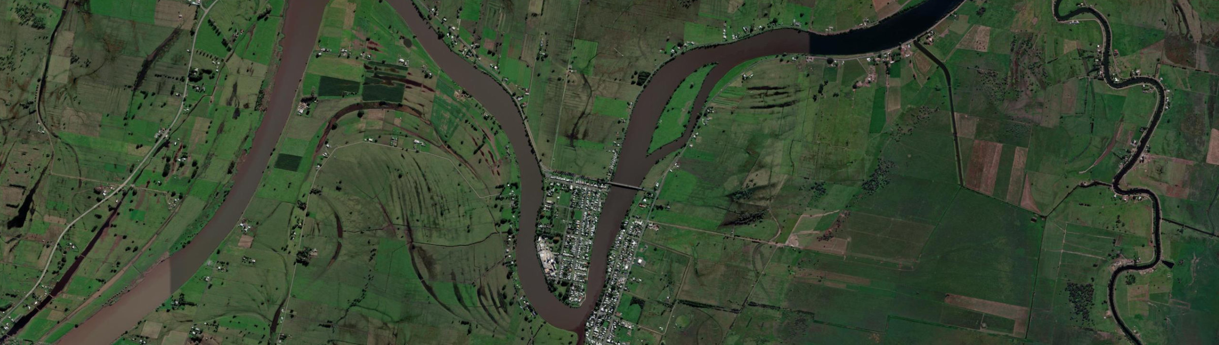 Aerial view of Smithtown, NSW